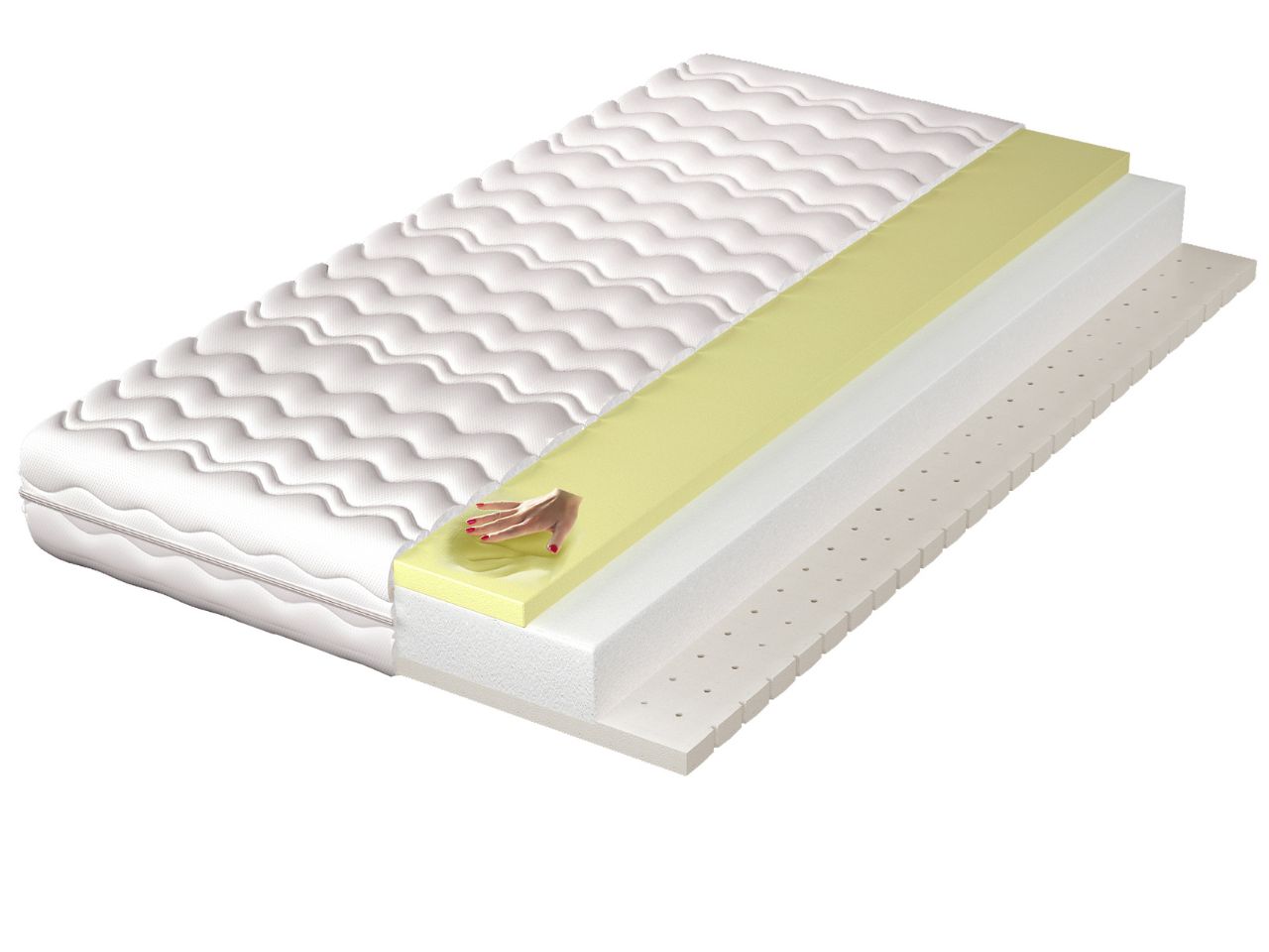 Latexmatrassen - menu