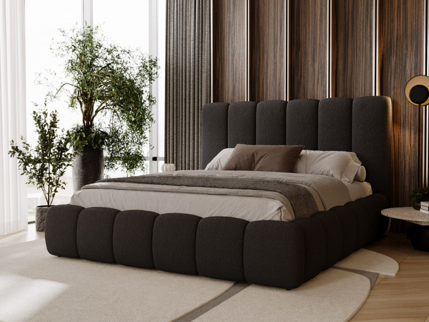 Bed met Opbergruimte en lattenbodem 120x200 Imperial Zwart