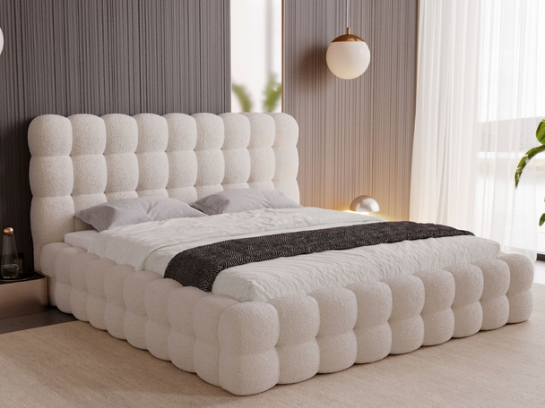 Bed met Opbergruimte en lattenbodem 140x200 Twist Beige