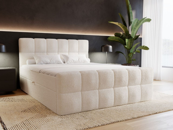 Boxspring met Opbergruimte 180x200 Alicante Beige