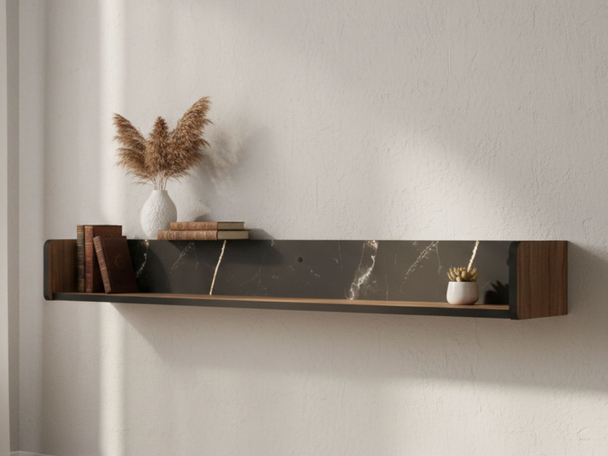 Wandplank Pascale Bruin, Zwart