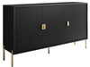 154 cm \ Zwart mat \ Gulden
