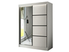 150 cm \ Wit \ Zwarte sprossen