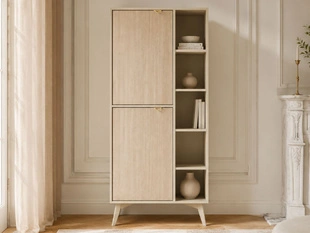 Vakkenkast met deuren Modena Beige
