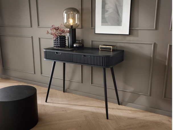 Kaptafel met lades Viva Zwart