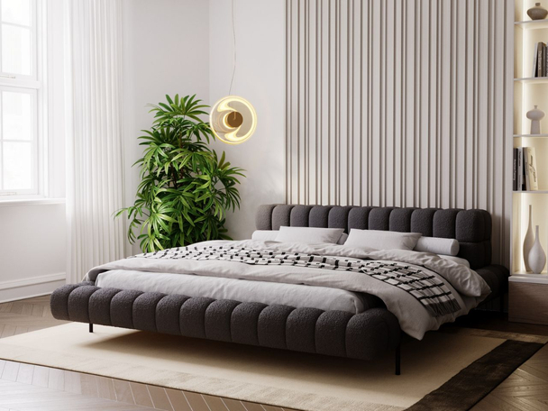 Bed met lattenbodem 180x200 Imagine Zwart