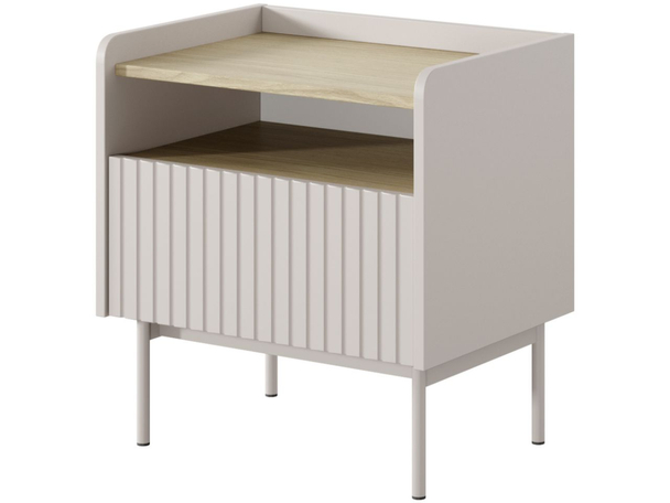 Nachtkastje met Lades Abios Beige