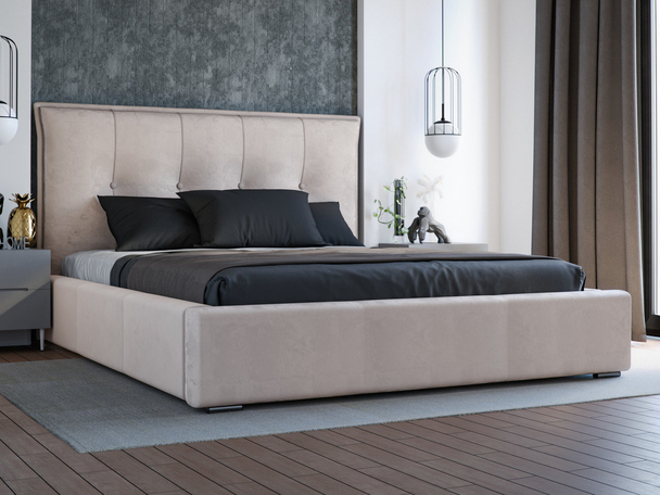 Bed met Opbergruimte en lattenbodem 140x200 Valencia Beige