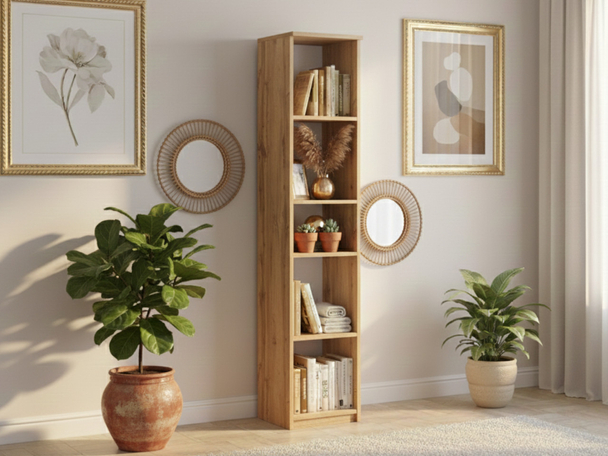 Boekenkast Arcadia Wit, Bruin