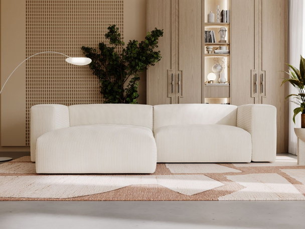 Linkerhoekbank voor de woonkamer Landi Beige