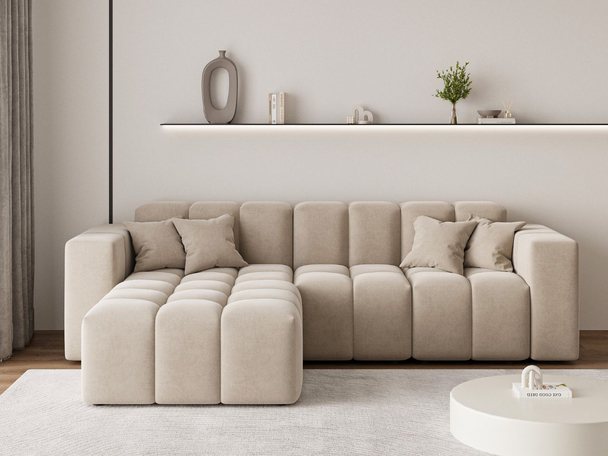 Hoekbank Links Loopo Beige
