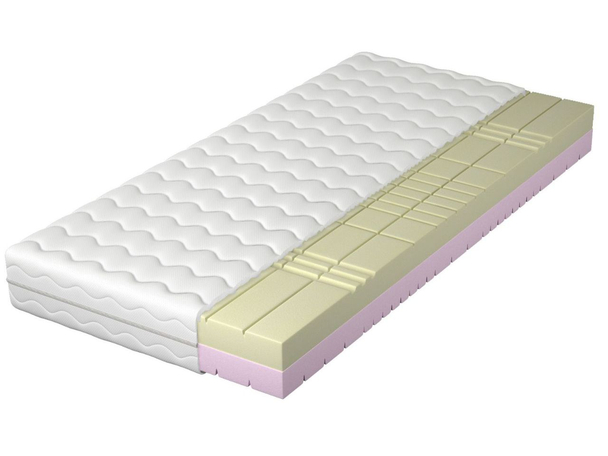 Schuimmatras met 7-zones polyurethaanschuim Ovelo 120x200