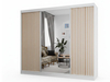 250 cm \ Wit || Wotan-eik \ Ja