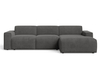 Donkergrijs \ Velours \ Rechts