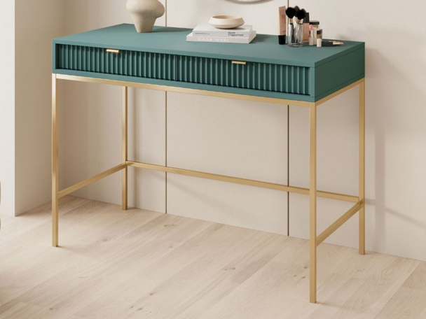 Kaptafel met lades Amber Groen