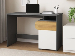 Tiënerbureau Casa Eiken Nash, Wit, Grijs