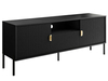 153 cm \ Zwart mat \ Zwart