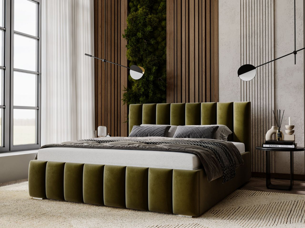 Bed met Opbergruimte en lattenbodem 180x200 Neos Groen