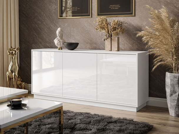 Dressoir met deuren Vivance Wit glans
