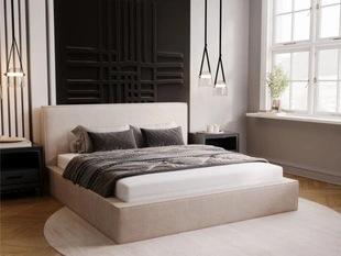 Bed met Opbergruimte en lattenbodem 120x200 Monaco Beige