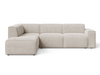 Lichtbeige \ Velours \ Links