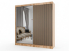 200 cm \ Zwart || Wotan-eik || Eik Craft Goud \ Ja