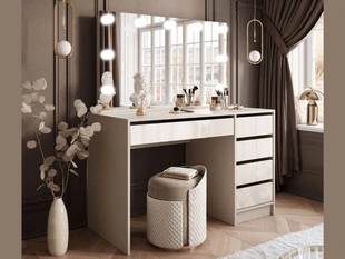 Kaptafel met lades Melo Elite Kashmir glans