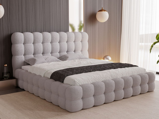 Bed met Opbergruimte en lattenbodem 160x200 Twist Grijs