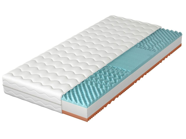 Schuimmatras met 7 hardheidszones en geprofileerd schuim Rovii 180x200