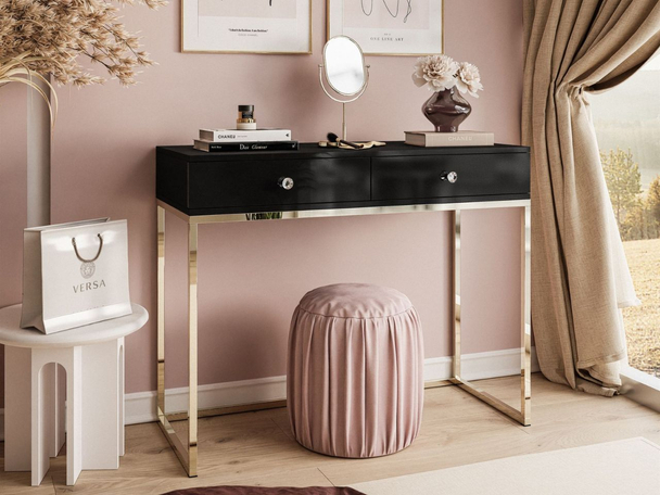 Console met lades Brisa Zwart glans
