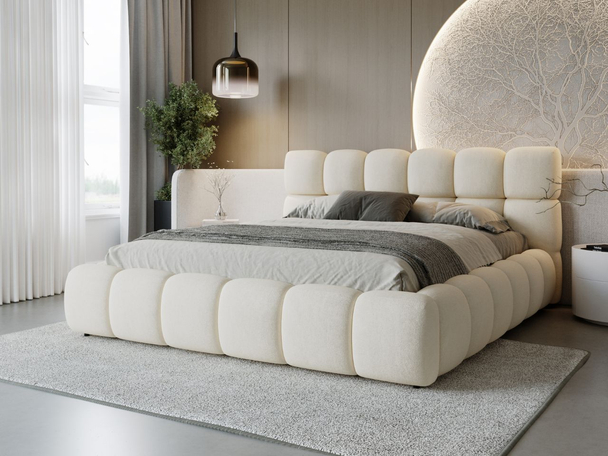 Bed met Opbergruimte en lattenbodem 180x200 Modo Beige
