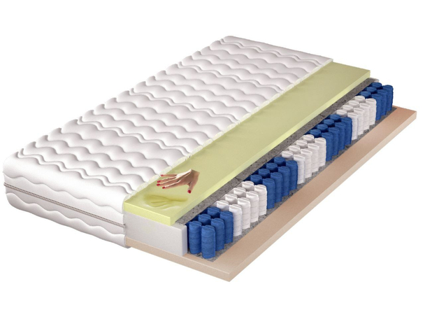 Pocketveringmatras pocket met traagschuim Mira 200x200