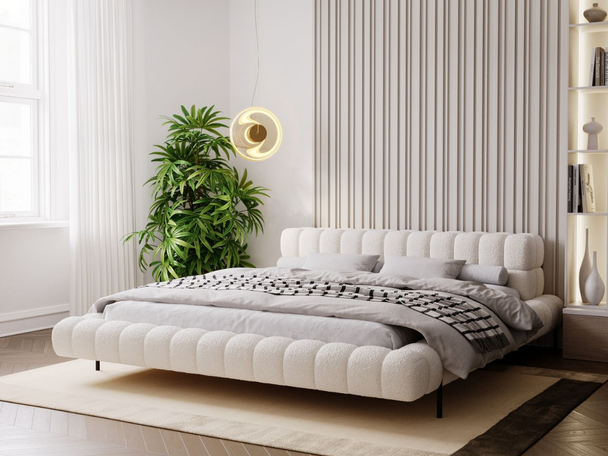 Bed met lattenbodem 180x200 Imagine Beige