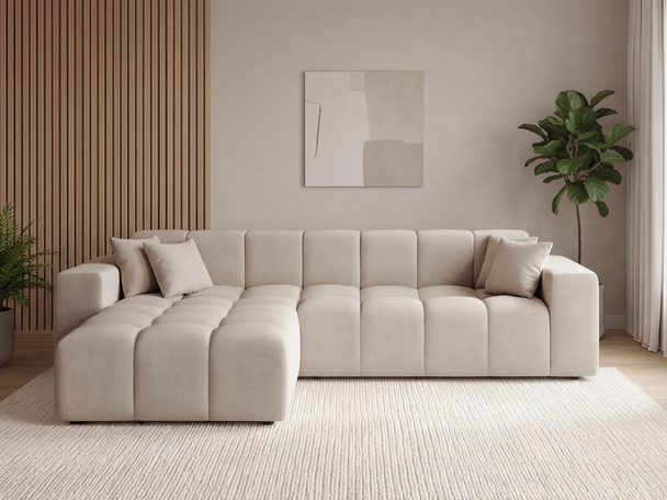 Hoekbank Links Loopo Beige