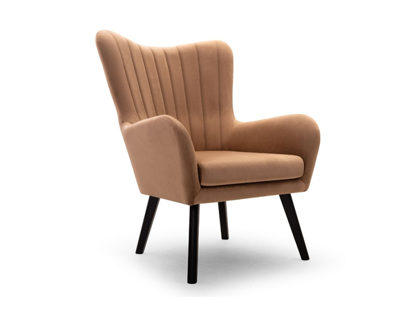 Fauteuil op poten Ceres Bruin