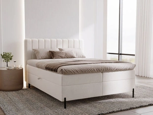 Boxspring met Opbergruimte 120x200 Primavera Crème
