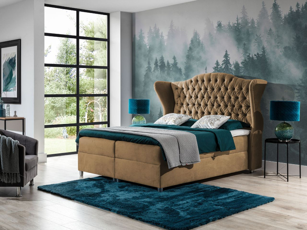 Boxspring met Opbergruimte 140x200 Kate Beige