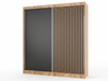 200 cm \ Zwart || Wotan-eik || Eik Craft Goud \ Nee