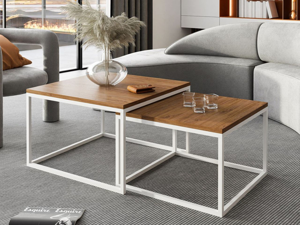 Salontafel op een frame Asumi Stirling Eik 40x46