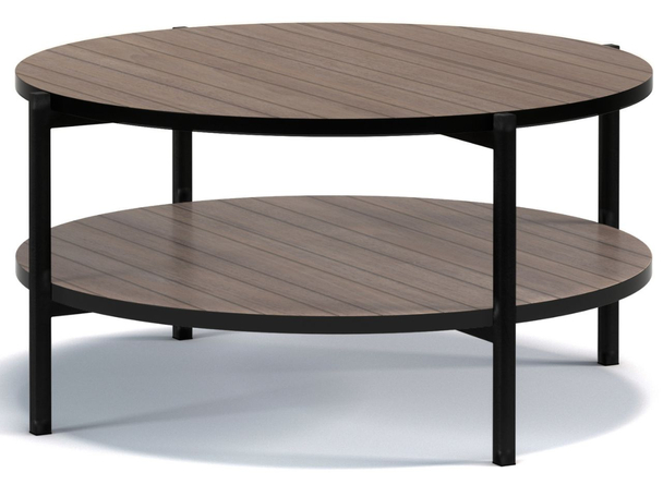 Dubbele Salontafel Sevilla Donkerbruin