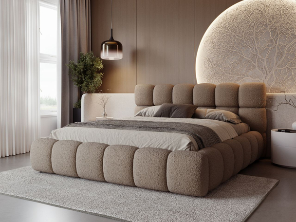 Bed met Opbergruimte en lattenbodem 180x200 Modo Bruin