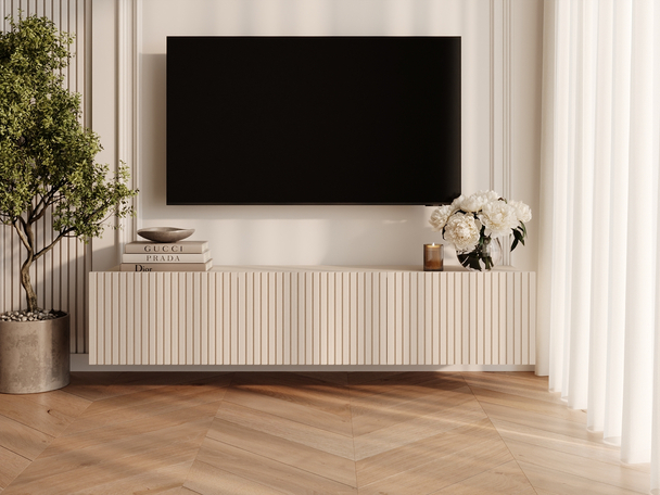 Tv-meubel met deuren 150 cm Kioto Kashmir