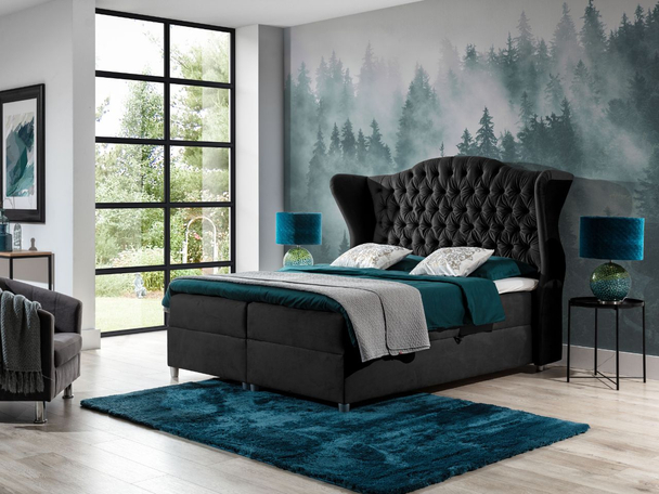 Boxspring met Opbergruimte 140x200 Kate Zwart