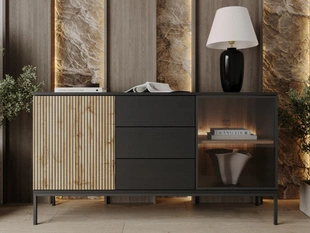 Dressoir met Deuren en Lades Deo Wotan Eik