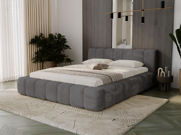 Bed met Opbergruimte en lattenbodem 120x200 Ibiza Grafiet