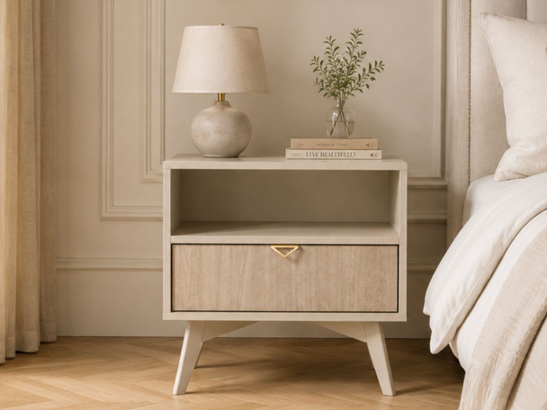 Nachtkastje met lade Modena Beige