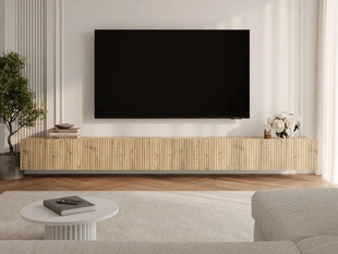 TV-meubel met deuren 300 cm Kioto Artisan Eik