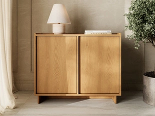 Dressoir met deuren 98 cm Azumi Karamel Eiken